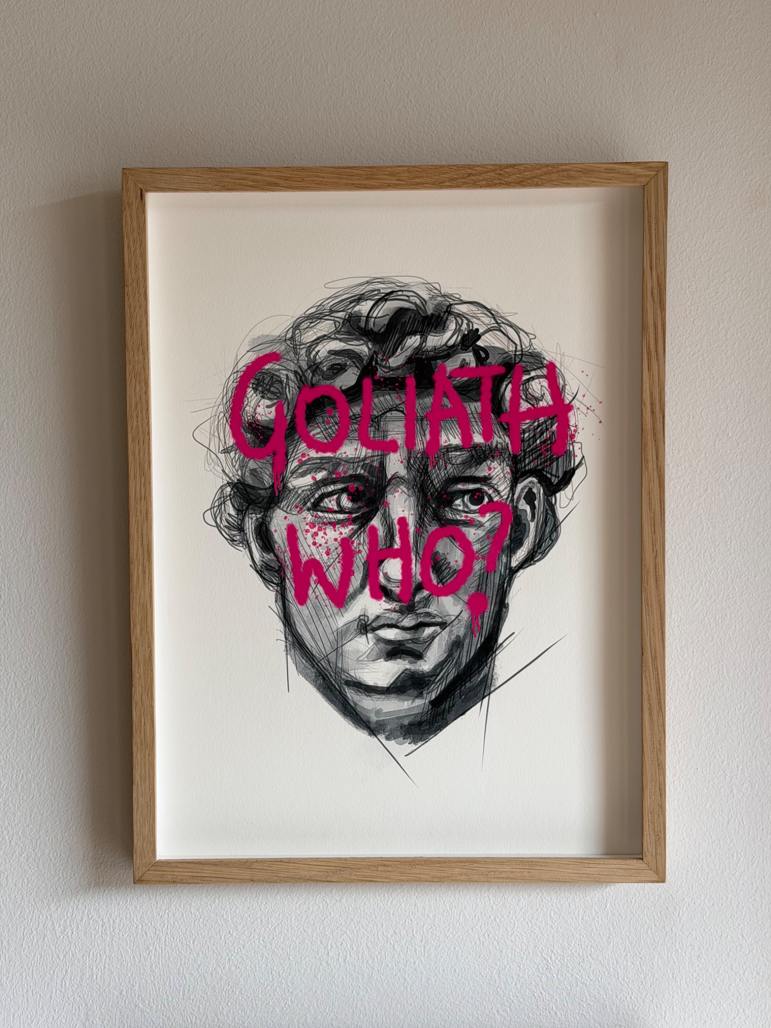 Goliath Who, original artwork photograph